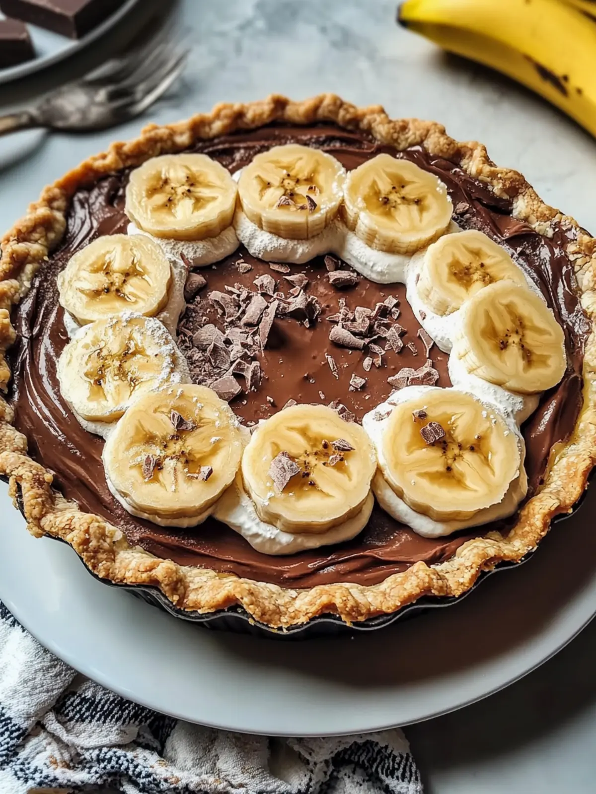 Chocolate Banana Pie
