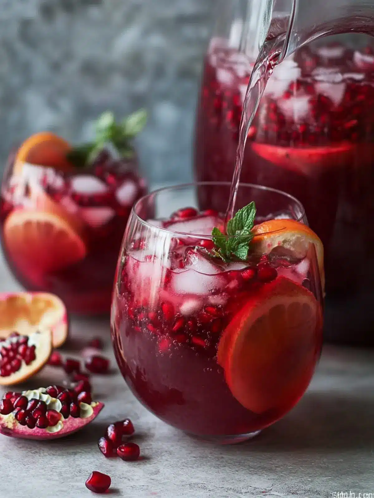 Deliciously Festive Pomegranate Party Punch for Every Celebration 3 Pomegranate Party Punch