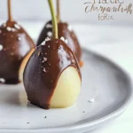 Caramel Chocolate Dipped Pears