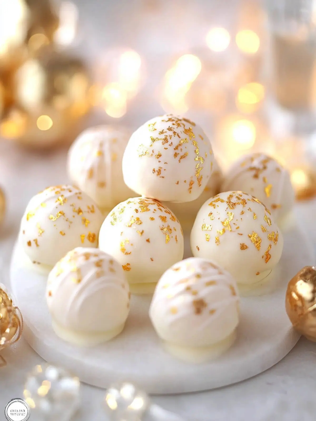 Champagne White Chocolate Truffles for Effortless Elegance 3 Champagne White Chocolate Truffles