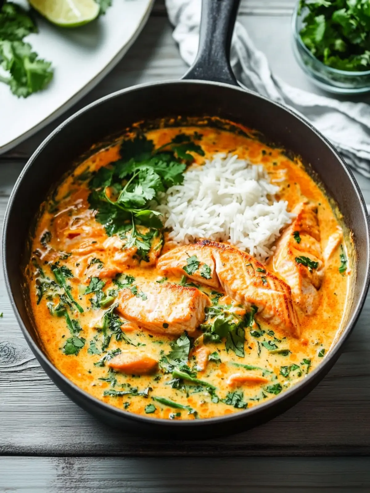 Delicious Salmon Coconut Curry for a Thai-Inspired Feast 3 Salmon Coconut Curry