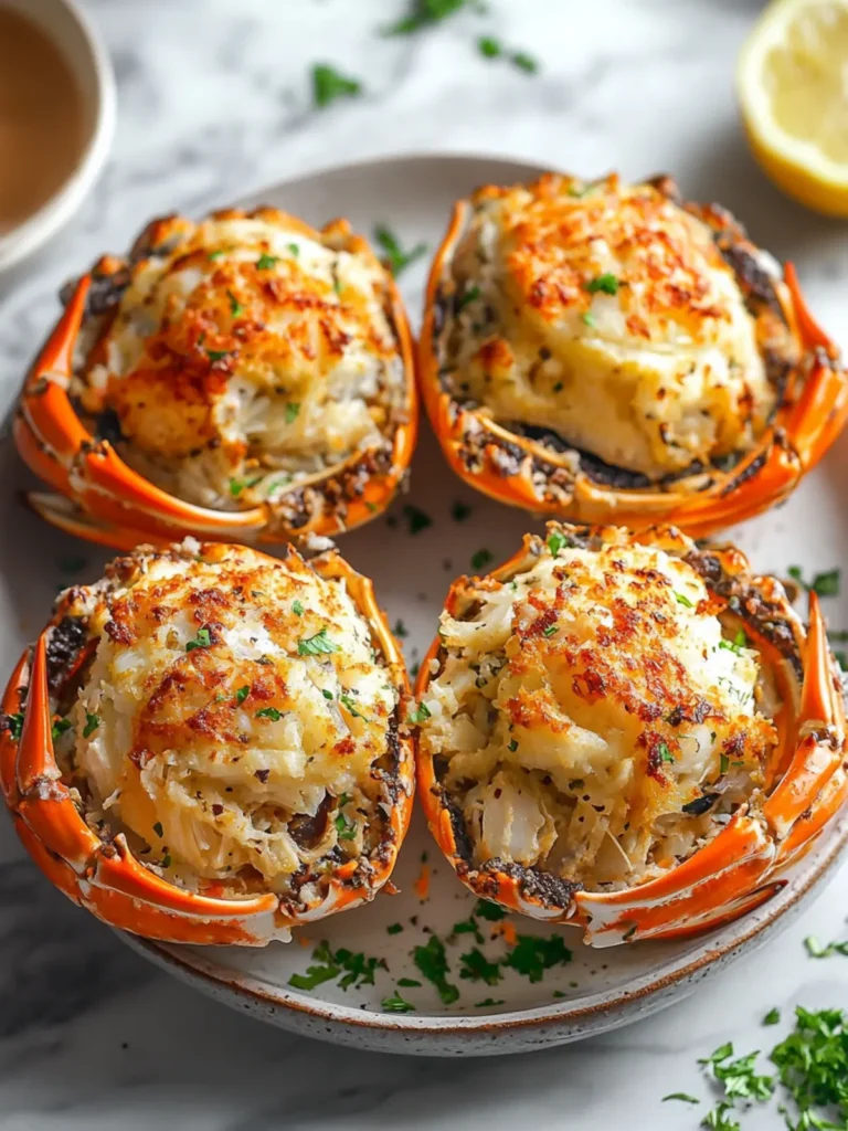 New Orleans Seafood Stuffed Crabs Recipe