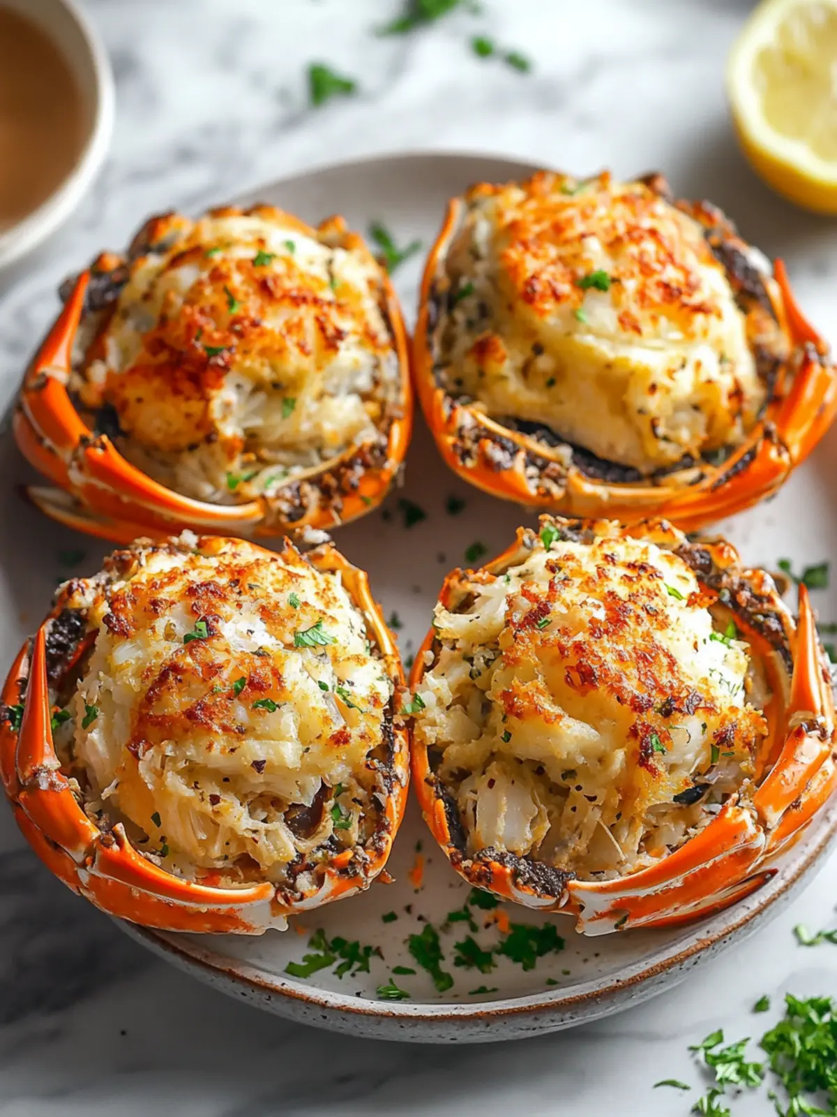 New Orleans Seafood Stuffed Crabs Recipe