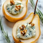 Indulge in Elegant Blue Cheese Stuffed Pears