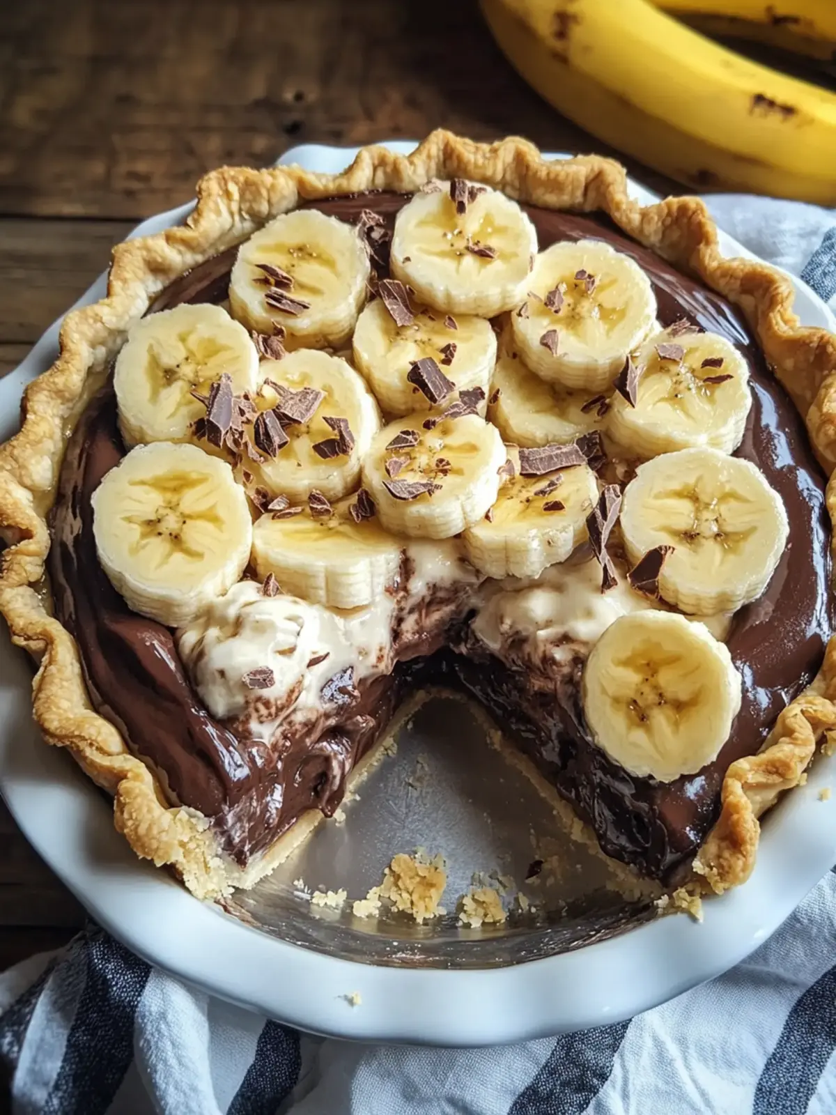 Irresistible Chocolate Banana Pie That Will WOW Your Guests 3 Chocolate Banana Pie