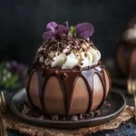 Chocolate Dome Mousse with Ganache