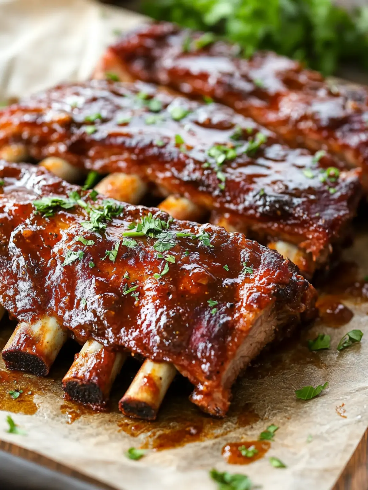 Honey Garlic Oven-Baked Barbecue Ribs