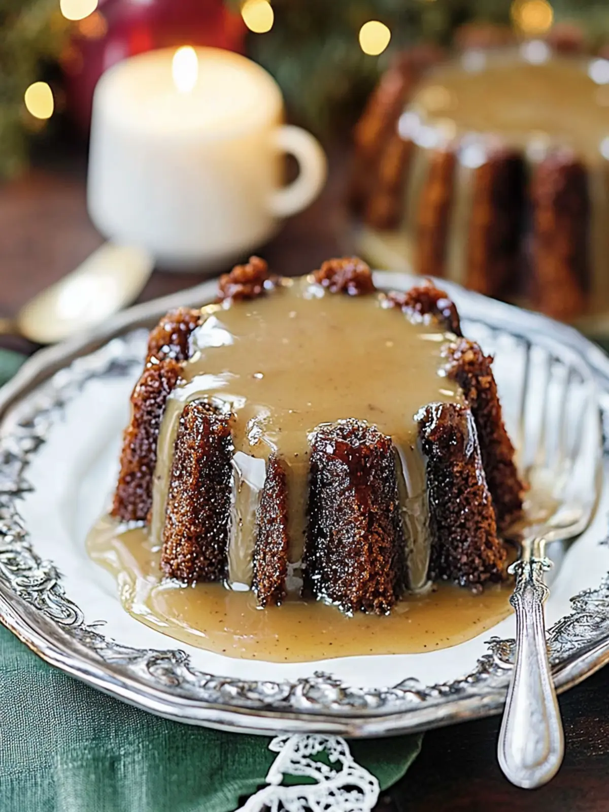 Figgy Pudding with Sticky Toffee Sauce
