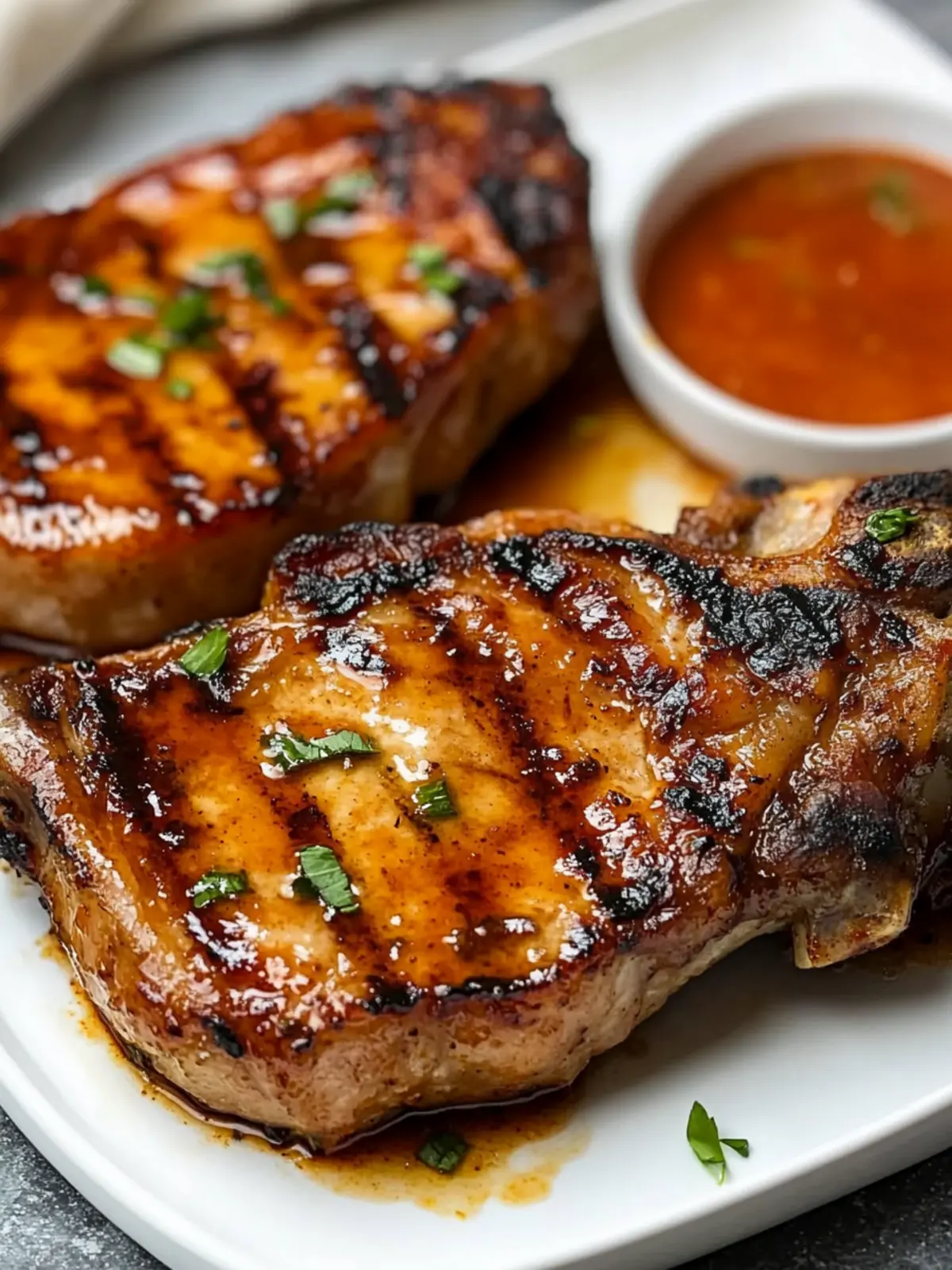Sweet and Spicy Honey Sriracha Pork Chops You'll Crave 3 Honey Sriracha Pork Chops