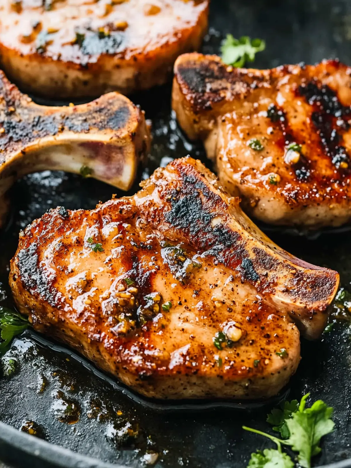 Honey Garlic Pork Chops