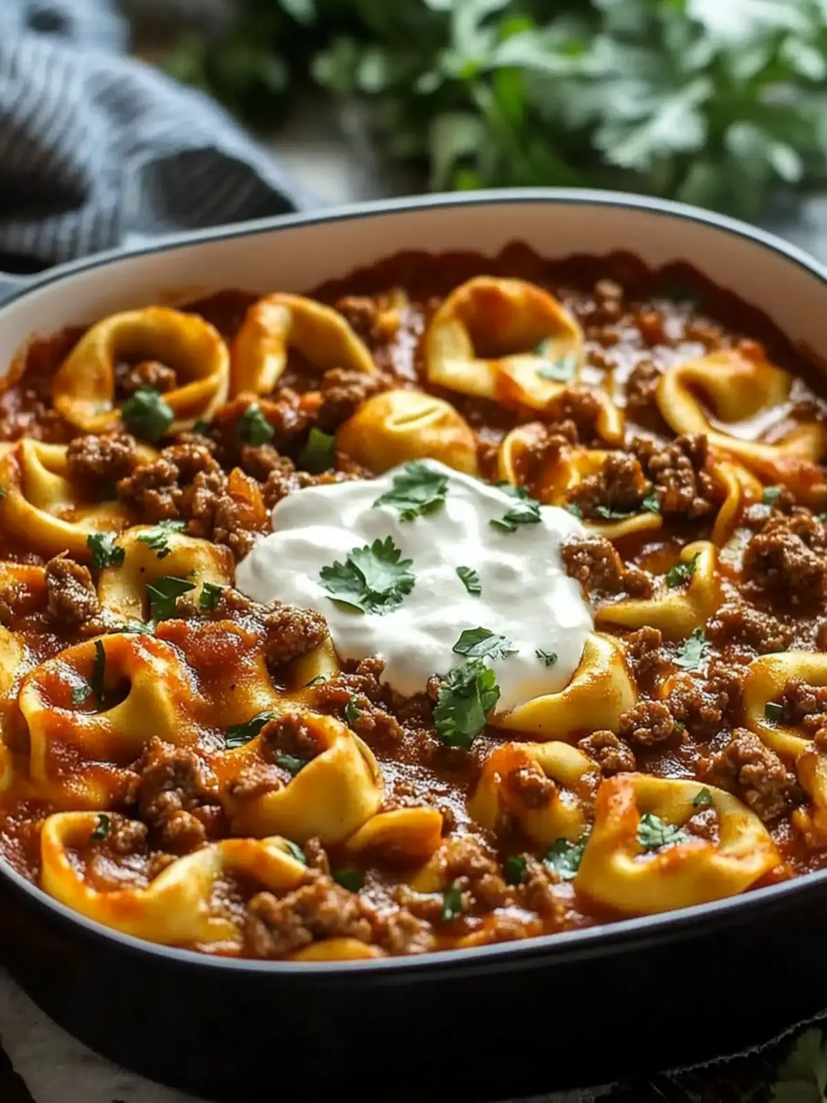 Beef Enchilada Tortellini