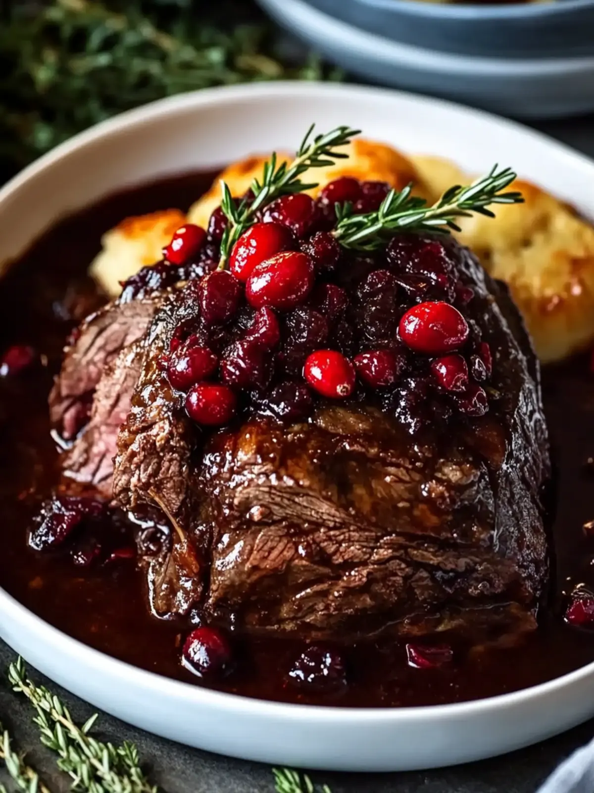 Succulent Braised Beef Roast with Cranberry Balsamic Glaze 2 Braised Beef Roast with Cranberry Balsamic Glaze