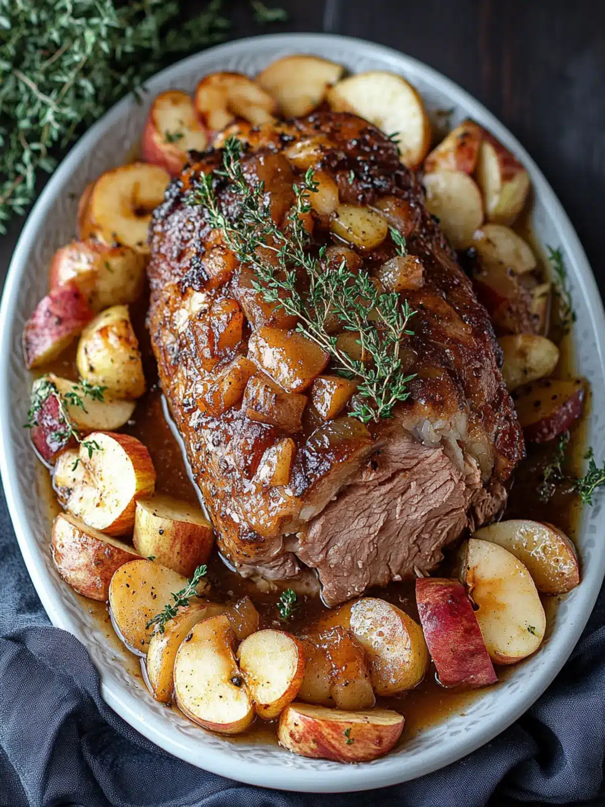 Slow Cooker Apple Cider Pork Roast with a Twist of Spice 4 Slow Cooker Apple Cider Pork Roast with a Twist