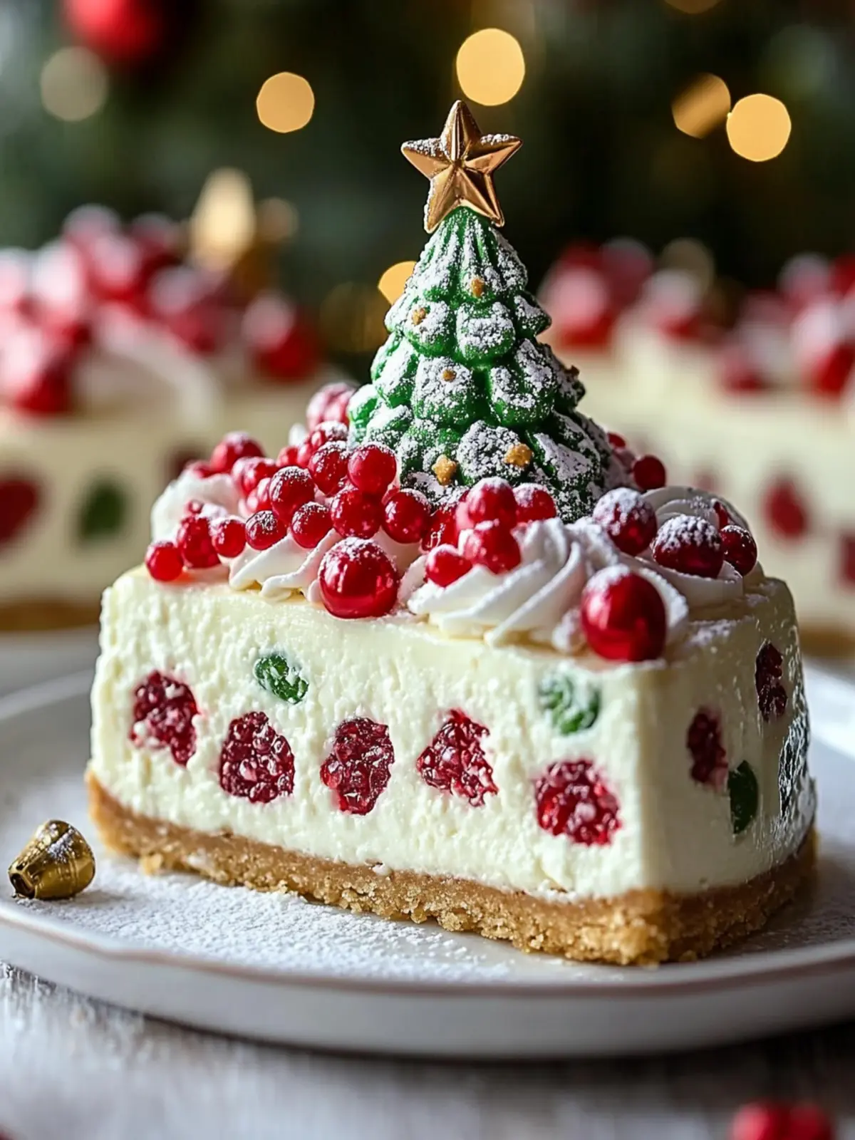 Gorgeous Christmas Tree Cheesecake to Impress Your Guests 5 Christmas Tree Cheesecake