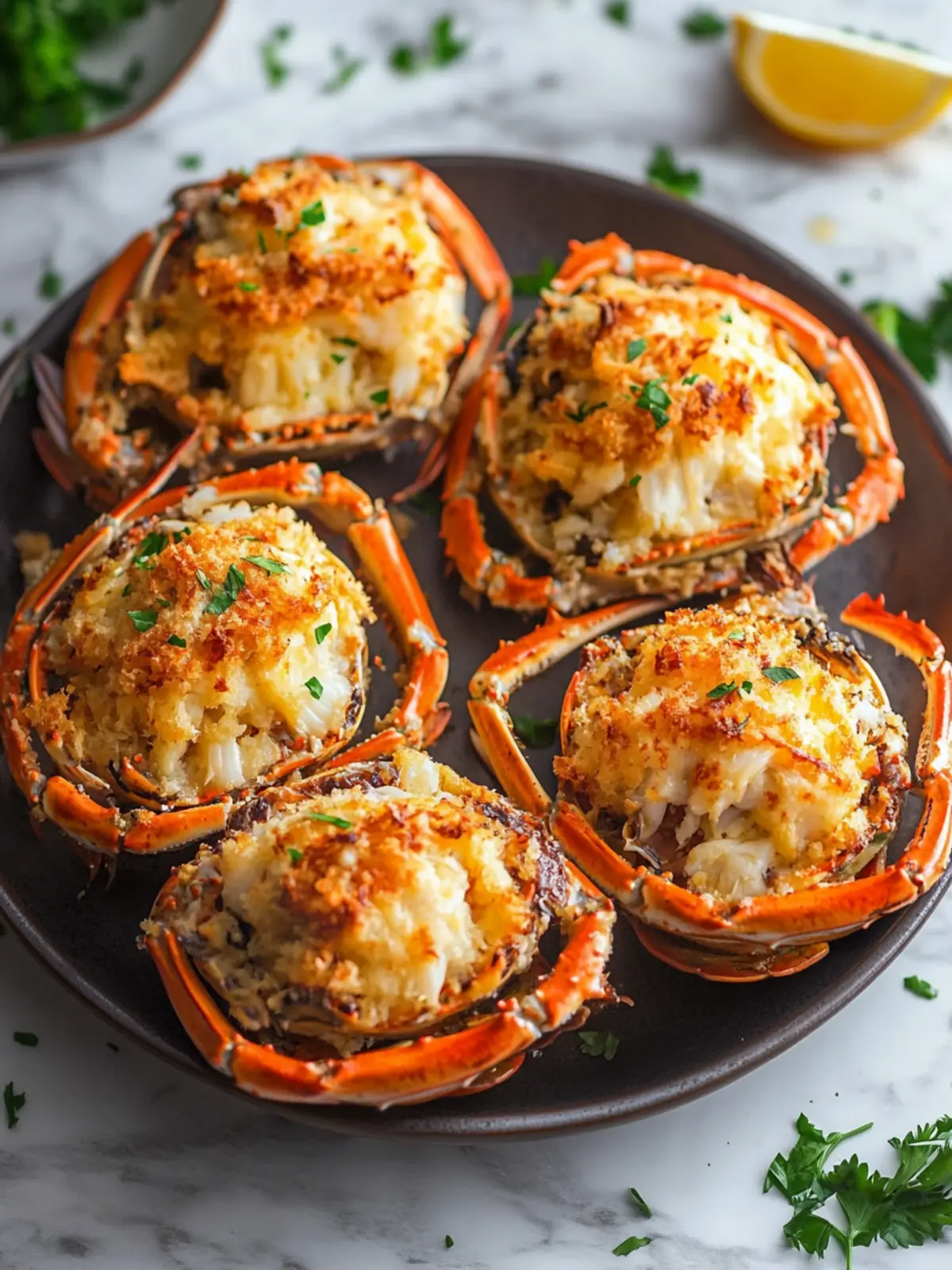 New Orleans Seafood Stuffed Crabs Recipe – A Coastal Delight 4 New Orleans Seafood Stuffed Crabs Recipe