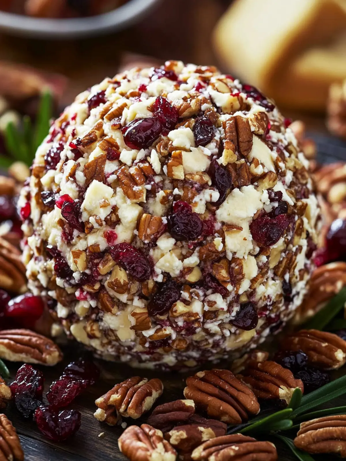 Cranberry Pecan Cheese Ball