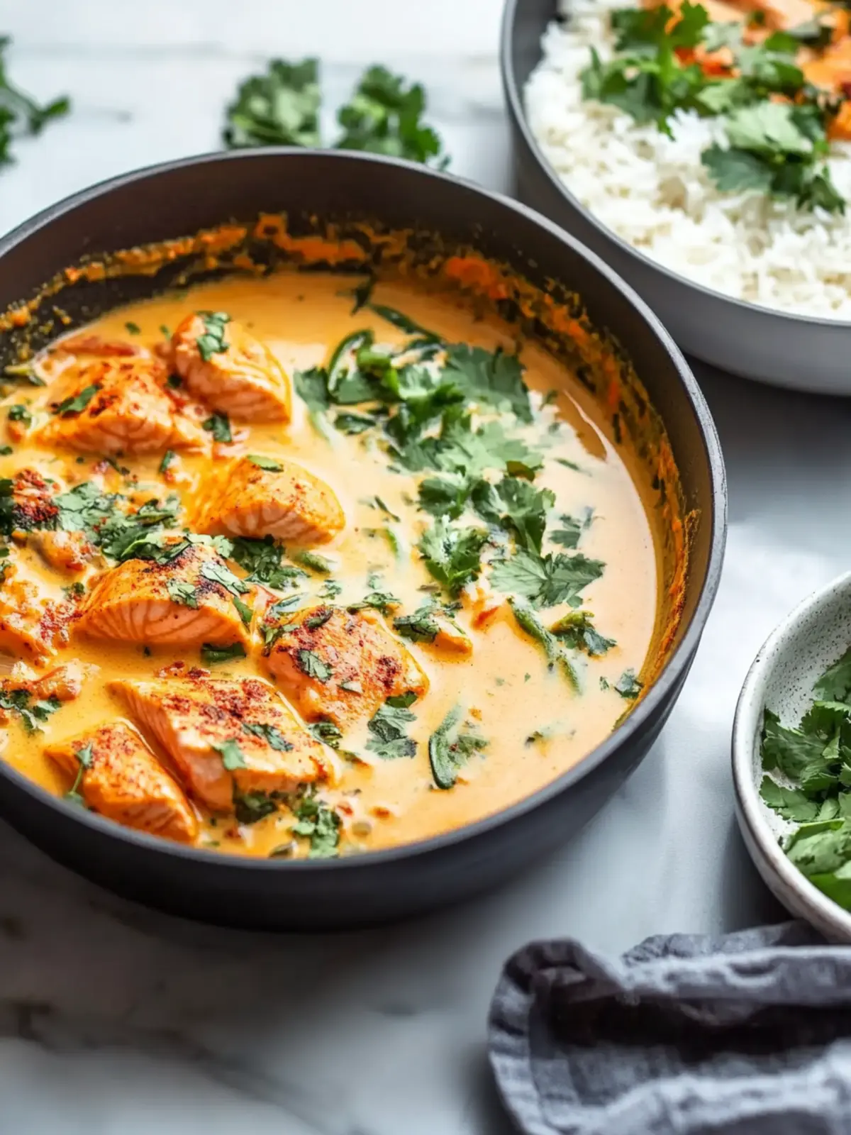Delicious Salmon Coconut Curry for a Thai-Inspired Feast 2 Salmon Coconut Curry