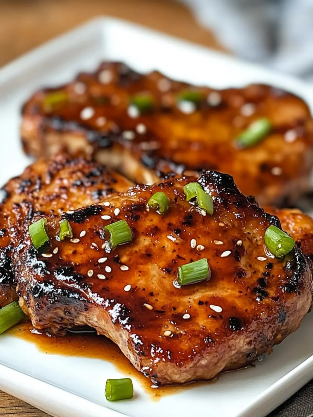 Sweet and Spicy Honey Sriracha Pork Chops You'll Crave 4 Honey Sriracha Pork Chops
