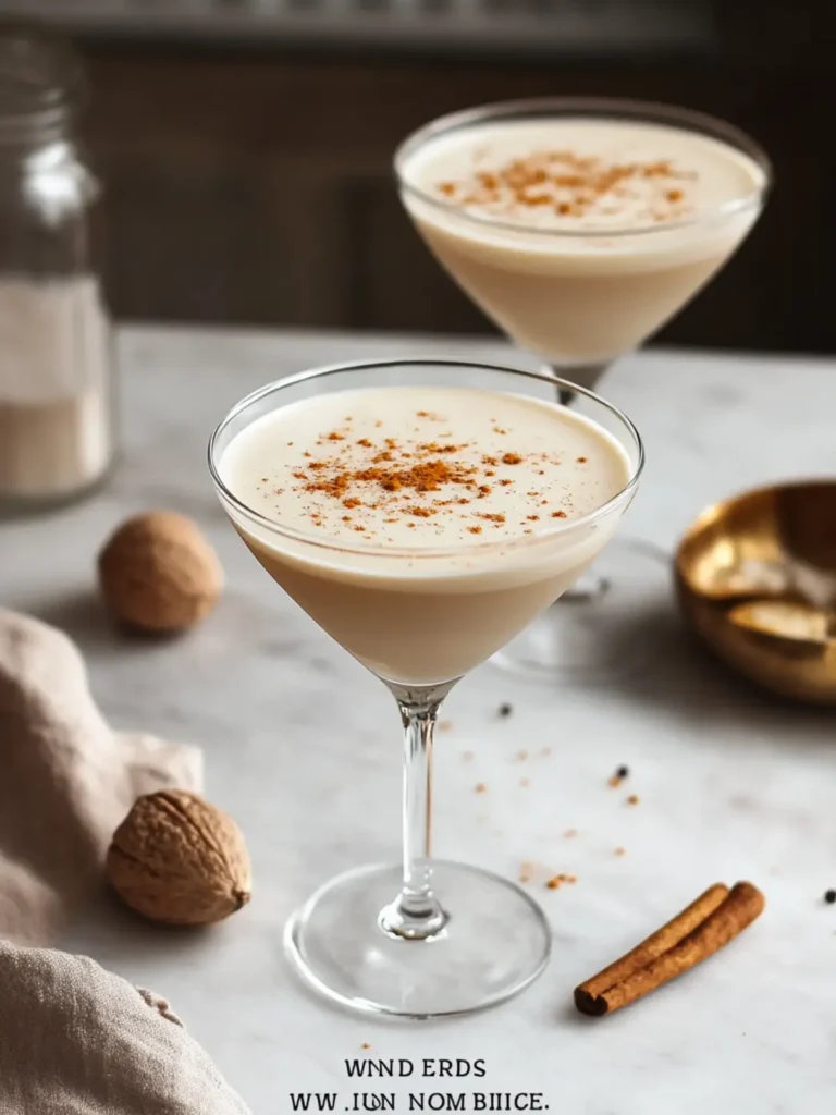 Vanilla Nutmeg Martini