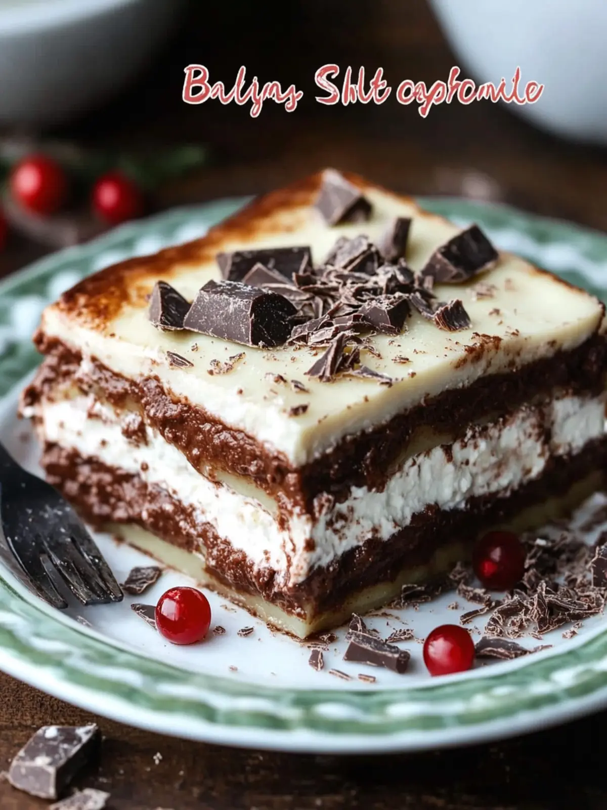 Baileys Chocolate Lasagna