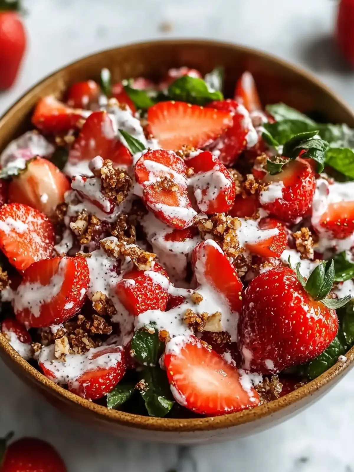 Strawberry Crackle Salad