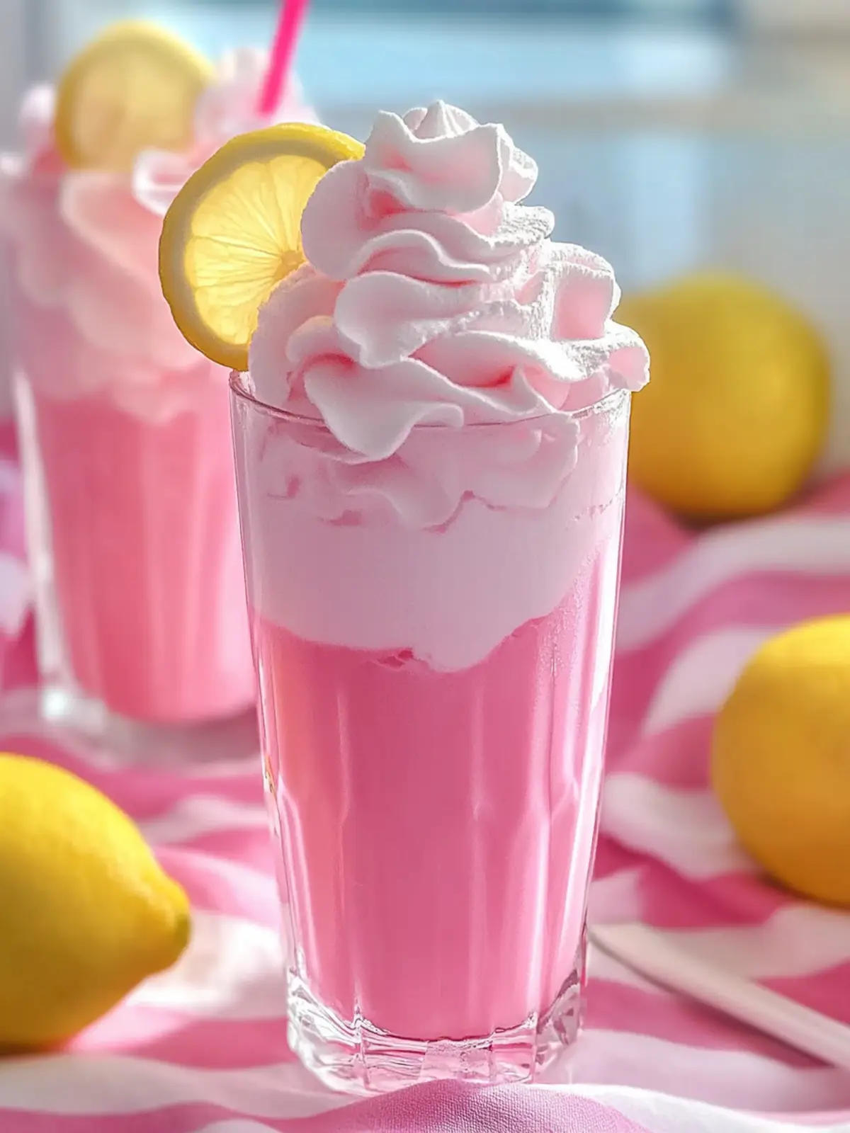 Whipped Pink Lemonade: A Creamy Twist on a Summer Classic 2 Whipped Pink Lemonade
