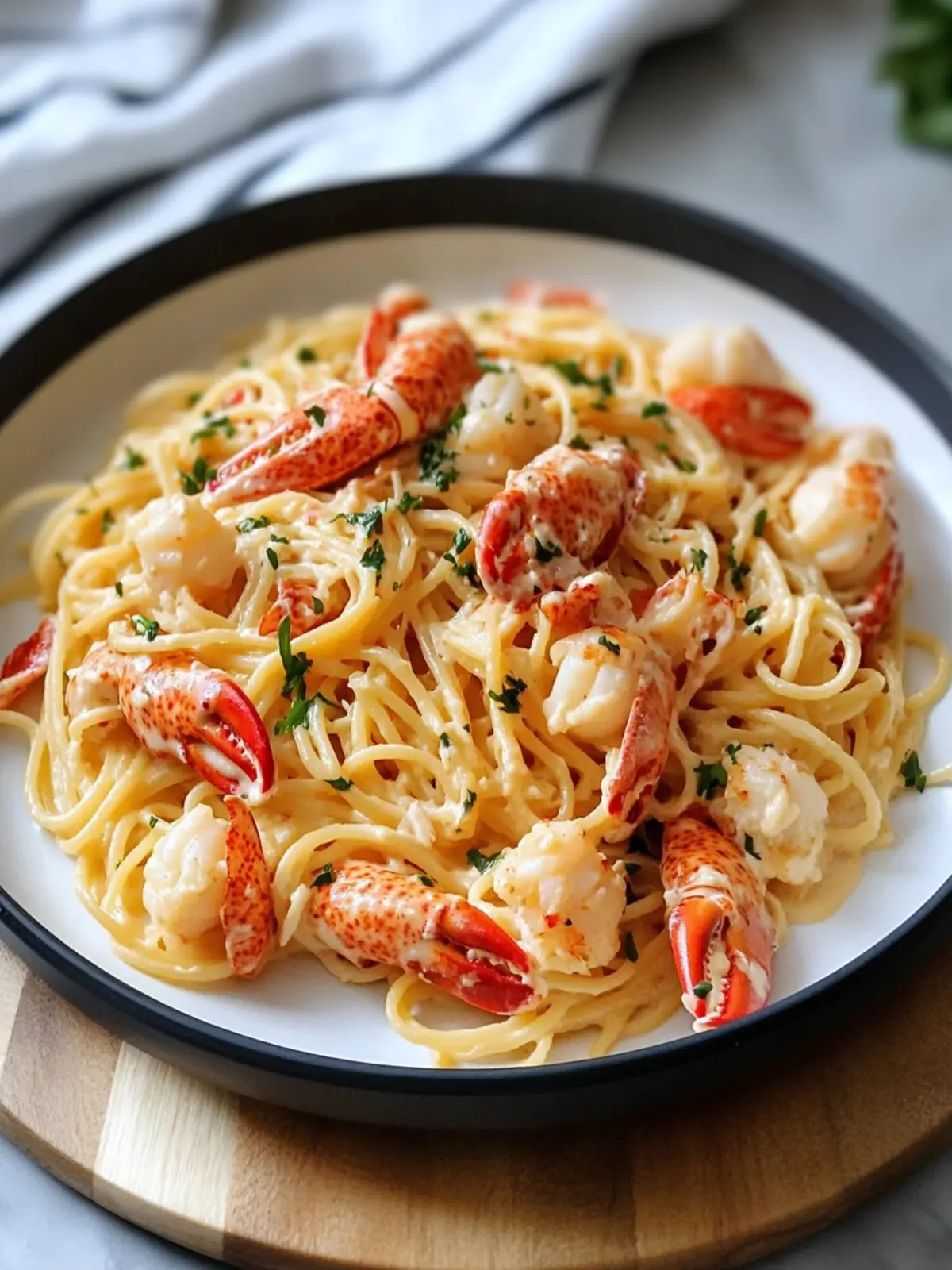 Buttered Lobster Pasta: Your Quick Coastal Indulgence 3 Buttered Lobster Pasta