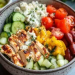 Delicious Greek Chicken Bowls with Creamy Tzatziki Bliss 3 Greek Chicken Bowls