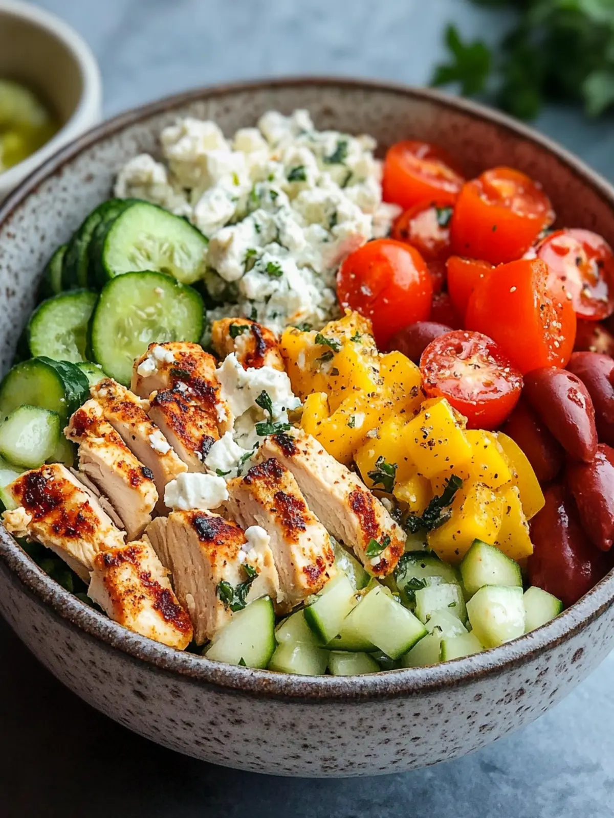Delicious Greek Chicken Bowls with Creamy Tzatziki Bliss 5 Greek Chicken Bowls