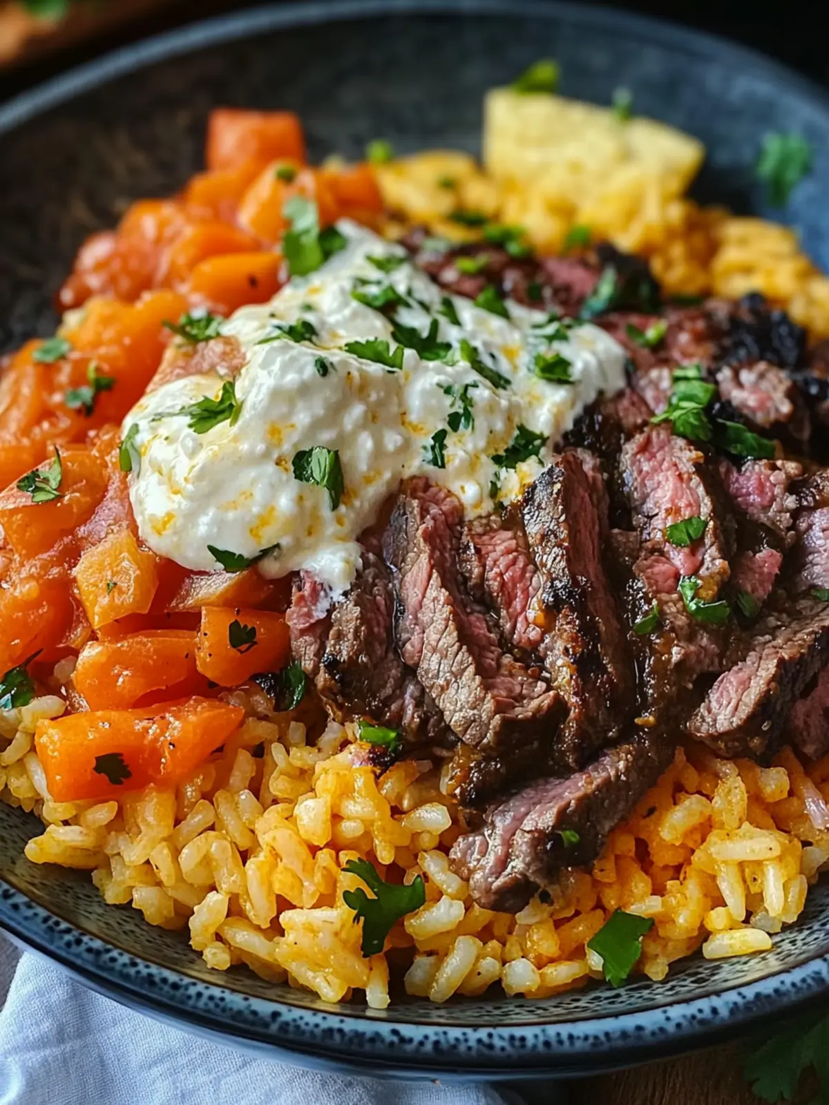 Steak Queso Rice : A Flavorful Recipe
