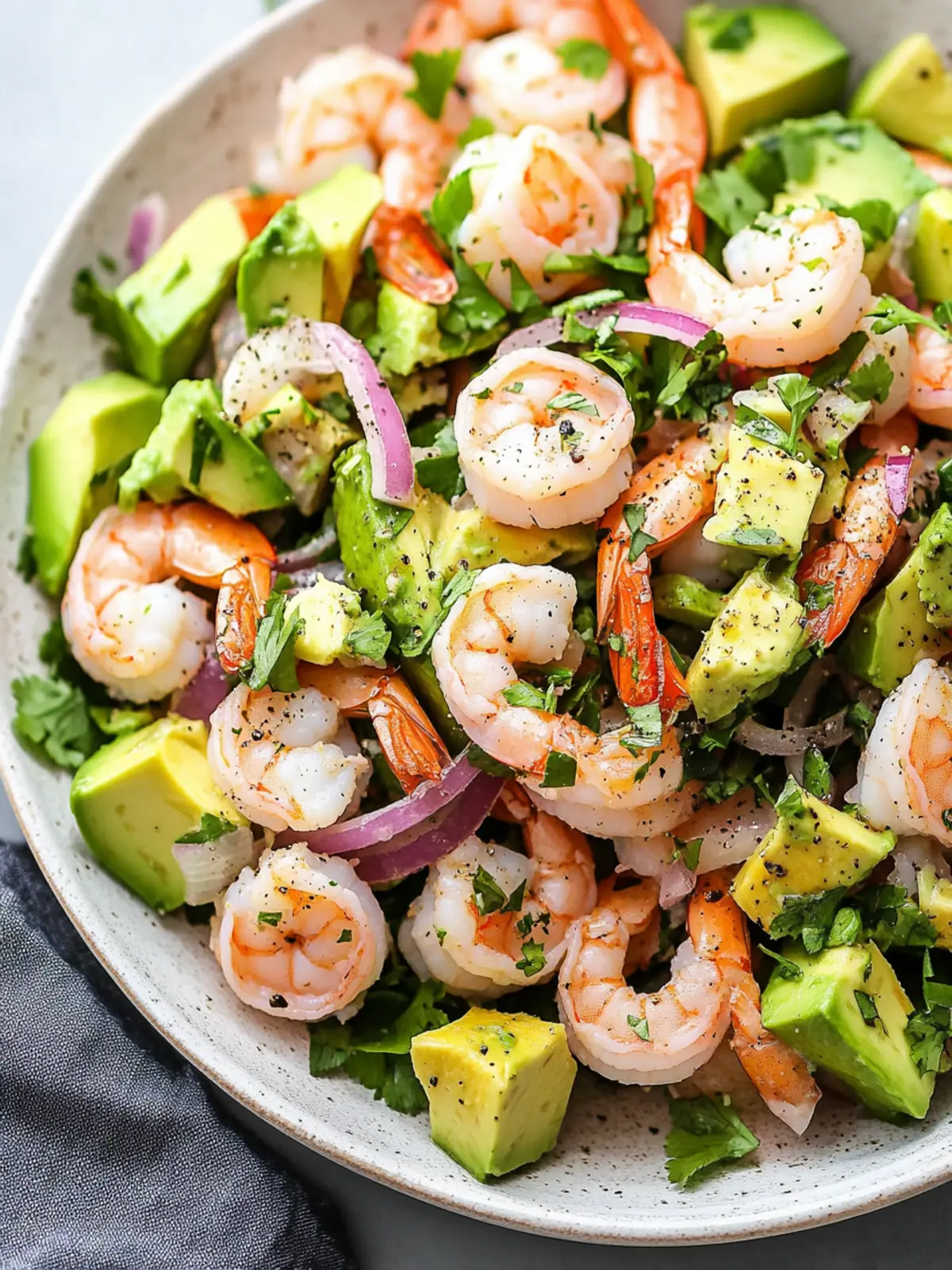 Quick Cold Shrimp & Avocado Salad No Mayo for Summer Bliss 5 Quick Cold Shrimp & Avocado Salad (No Mayo)