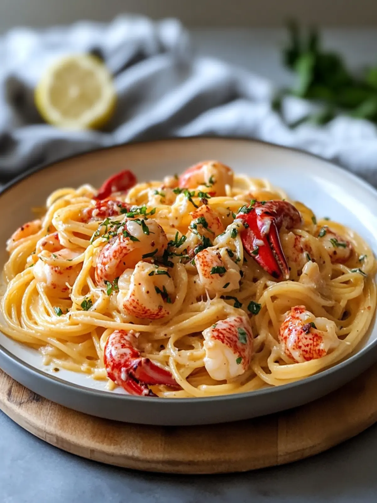 Buttered Lobster Pasta: Your Quick Coastal Indulgence 2 Buttered Lobster Pasta