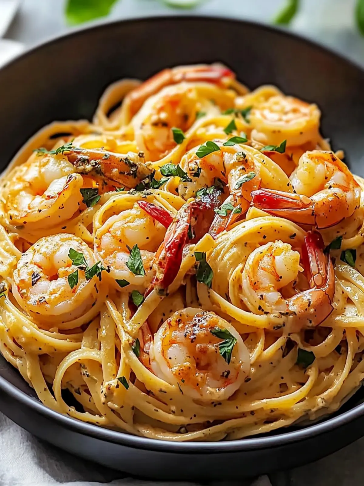 Jamaican Shrimp Pasta: A Creamy Delight