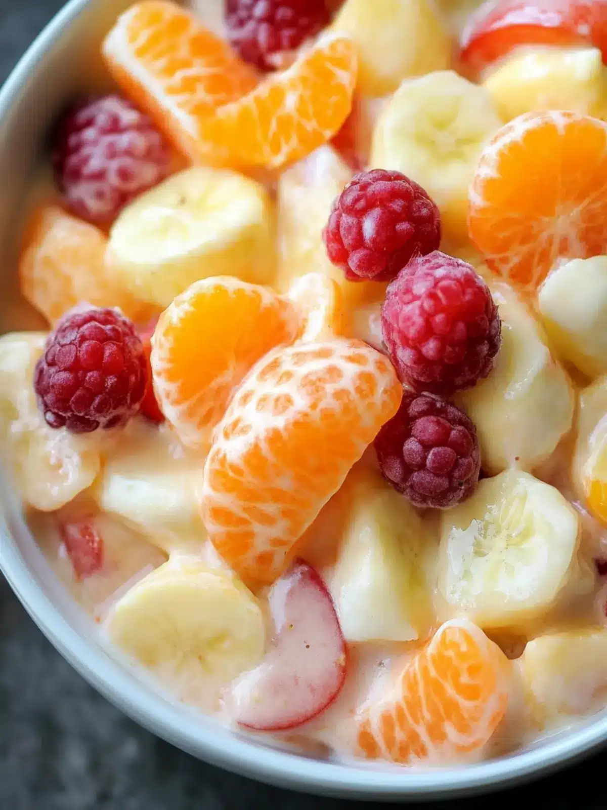 Orange Cream Fruit Salad