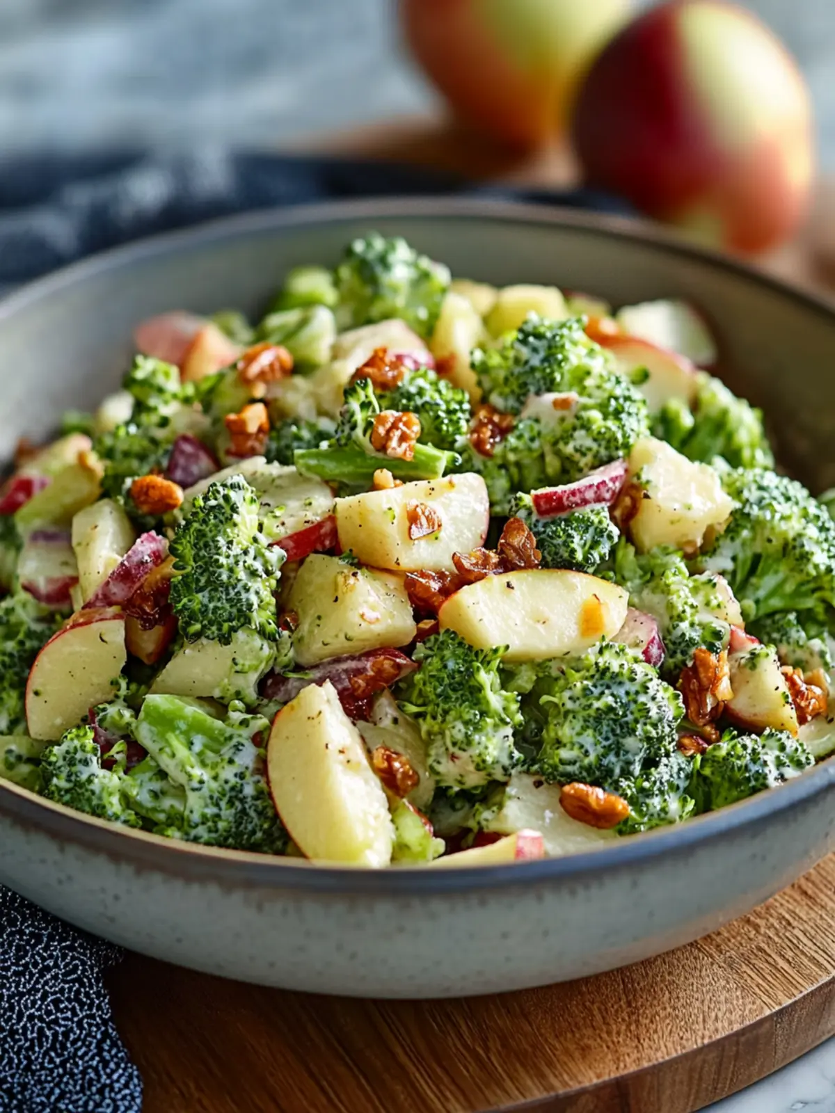 Honeycrisp Apple Broccoli Salad Recipe for Fresh Flavor