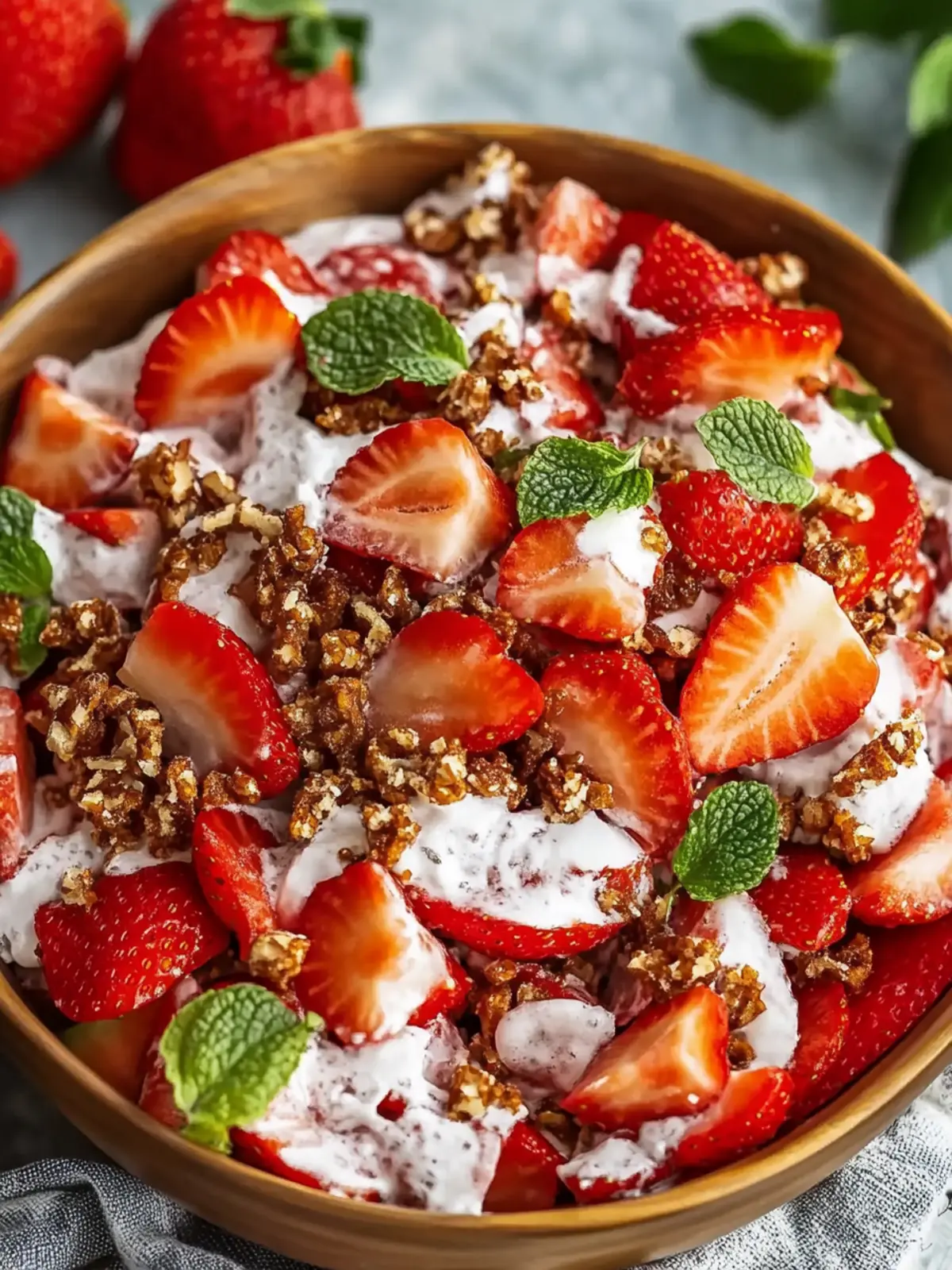 Strawberry Crackle Salad