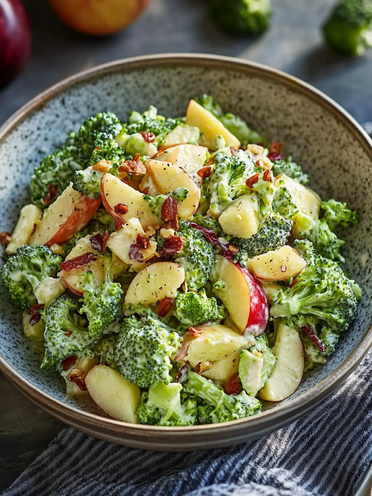 Honeycrisp Apple Broccoli Salad Recipe for Fresh Flavor