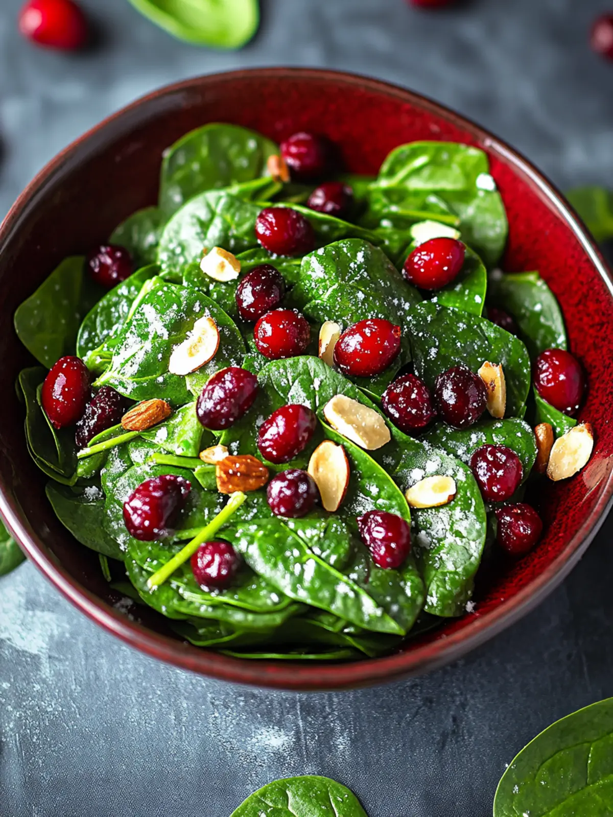 Delicious Christmas Cranberry Spinach Salad for Joyful Holidays 3 Delicious Christmas Cranberry Spinach Salad