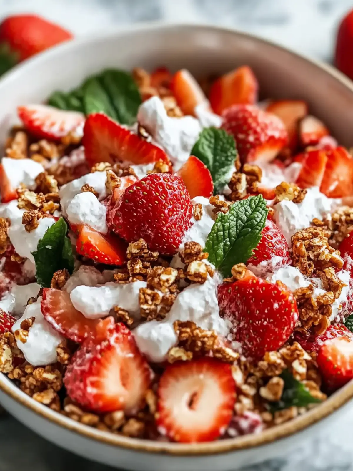 Strawberry Crackle Salad