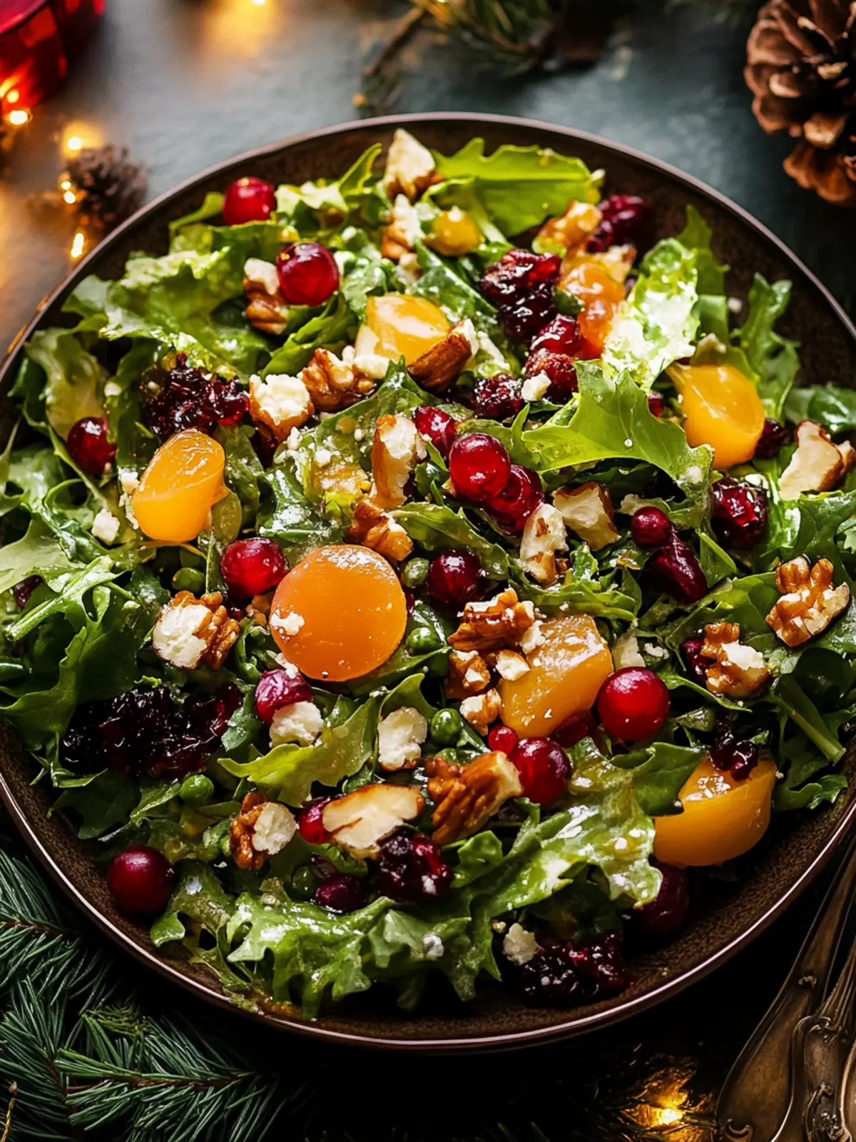 Vibrant Christmas Salad with Honey Mustard Dressing Delight 4 Christmas Salad with Honey Mustard Dressing