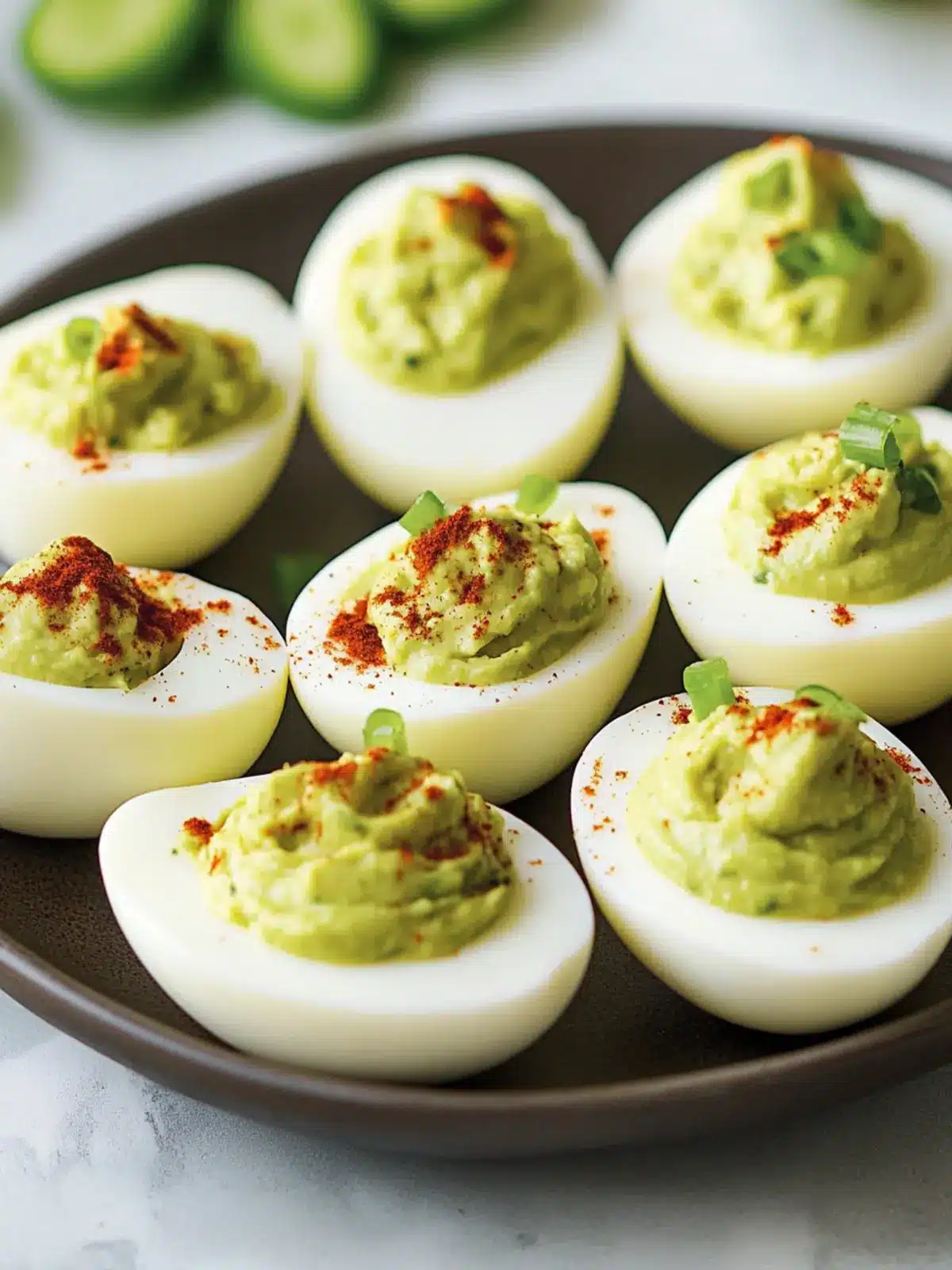 Delicious Avocado Deviled Eggs: Healthy and Simply Irresistible 3 Avocado Deviled Eggs