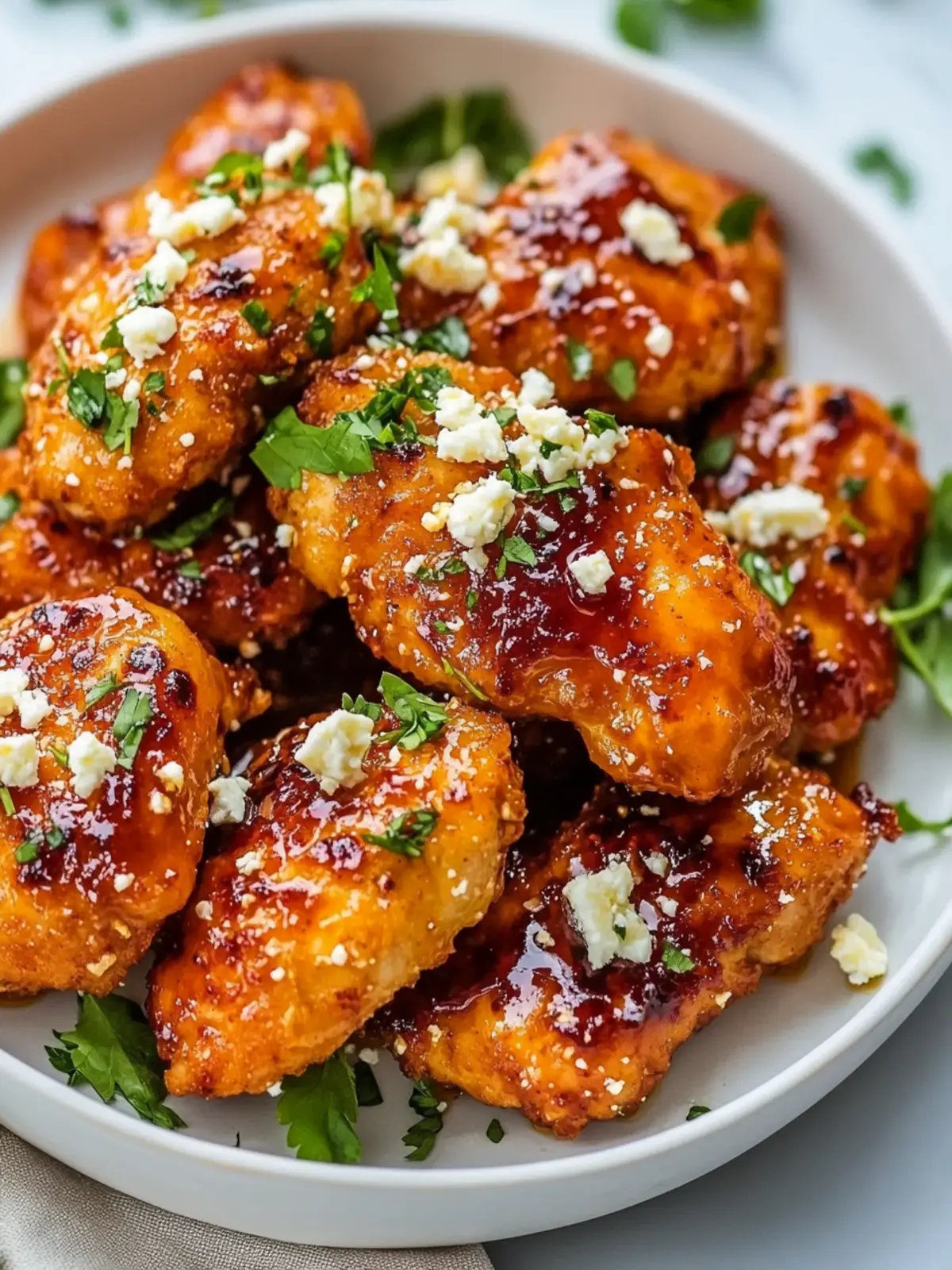 Crispy Hot Honey Feta Chicken for a Flavor-Packed Dinner 4 Crispy Hot Honey Feta Chicken