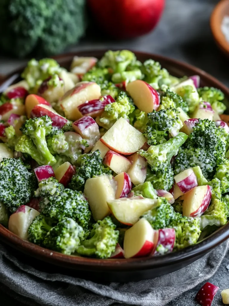 Honeycrisp Apple Broccoli Salad