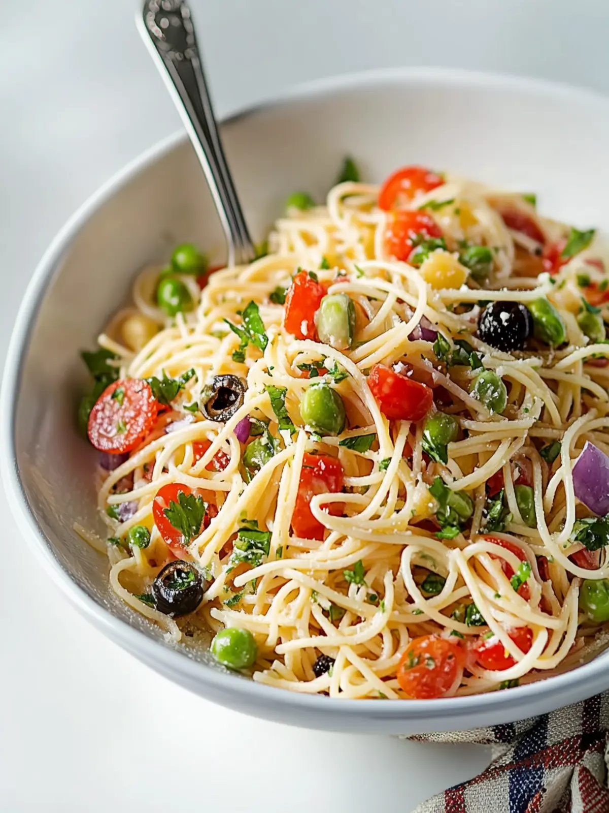 Delicious Spaghetti Pasta Salad with Italian Dressing Bliss 3 Spaghetti Pasta Salad (with Italian Dressing)
