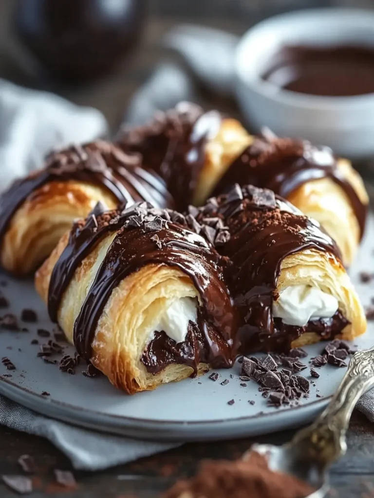 Chocolate Cream Cheese Danish