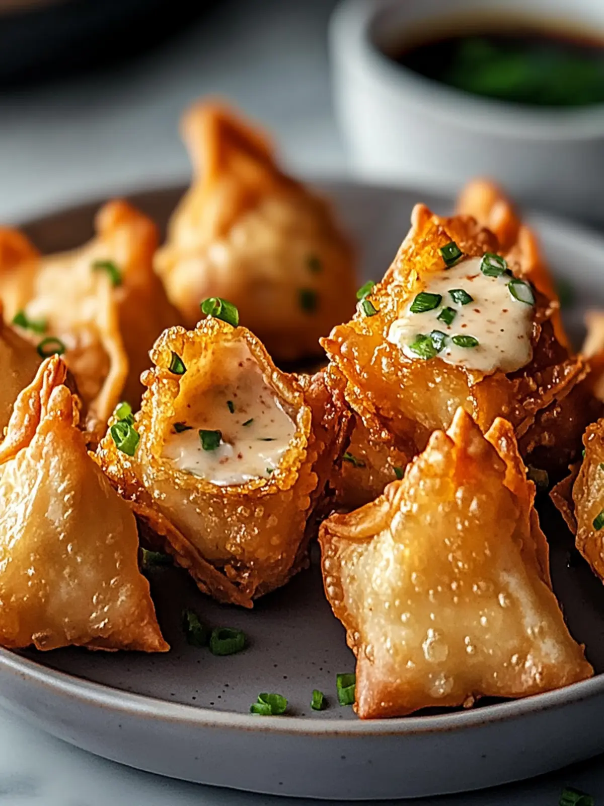 Irresistible Crispy Crab Rangoon Bombs with Creamy Filling