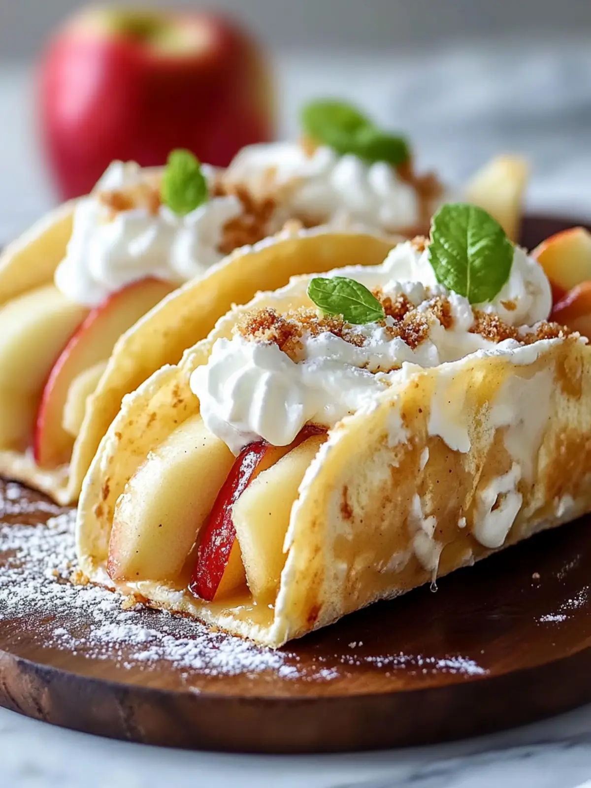Apple Cheesecake Tacos: A Deliciously Unique Dessert!