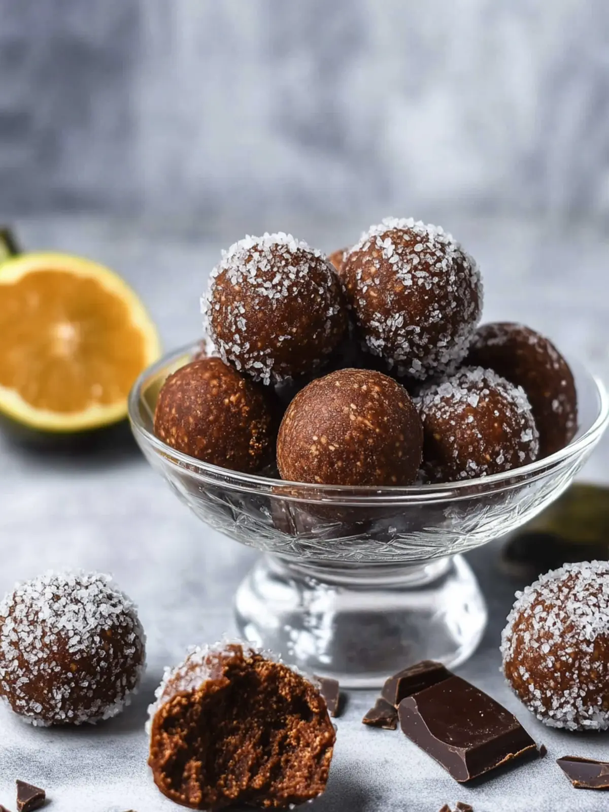 5-Ingredient Chocolate Rum Balls