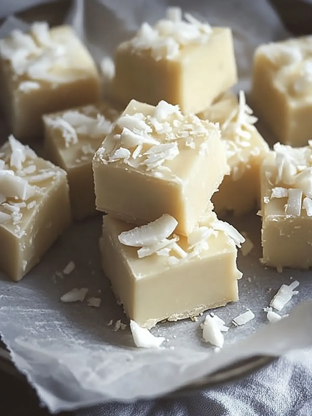 Sweet & Dreamy White Chocolate Coconut Fudge Recipe