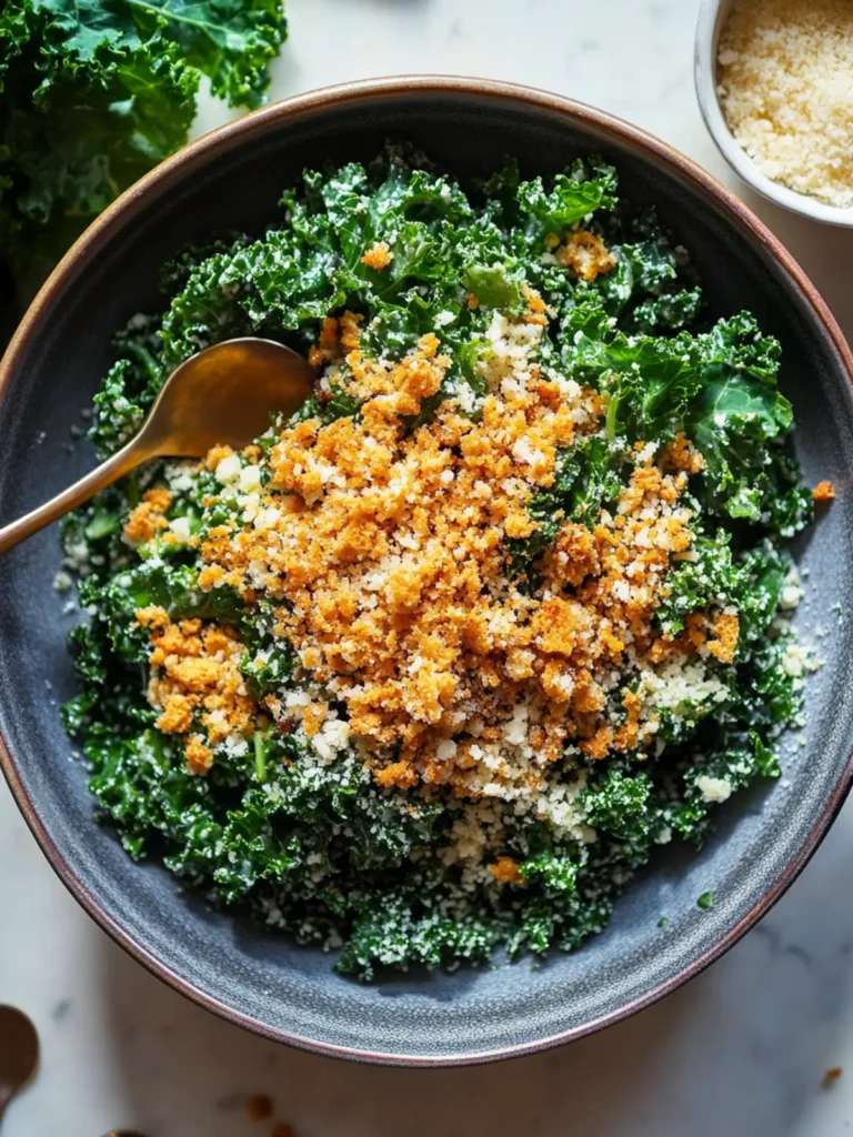 Kale Salad with Breadcrumbs